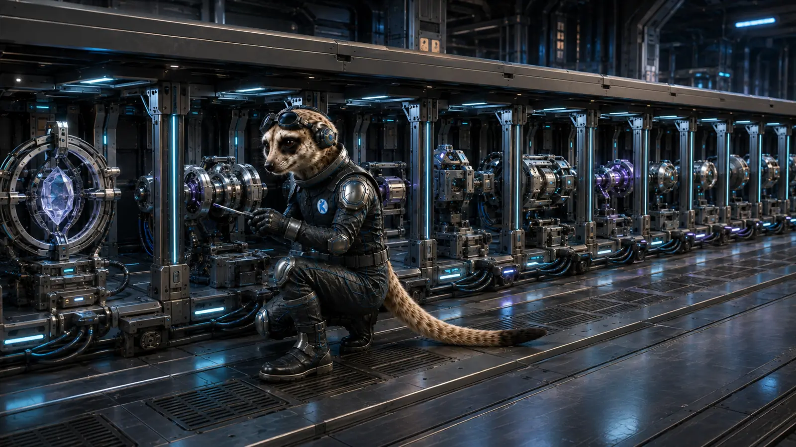 The meerkat maintaining a deck of focused reusable foundation modules.