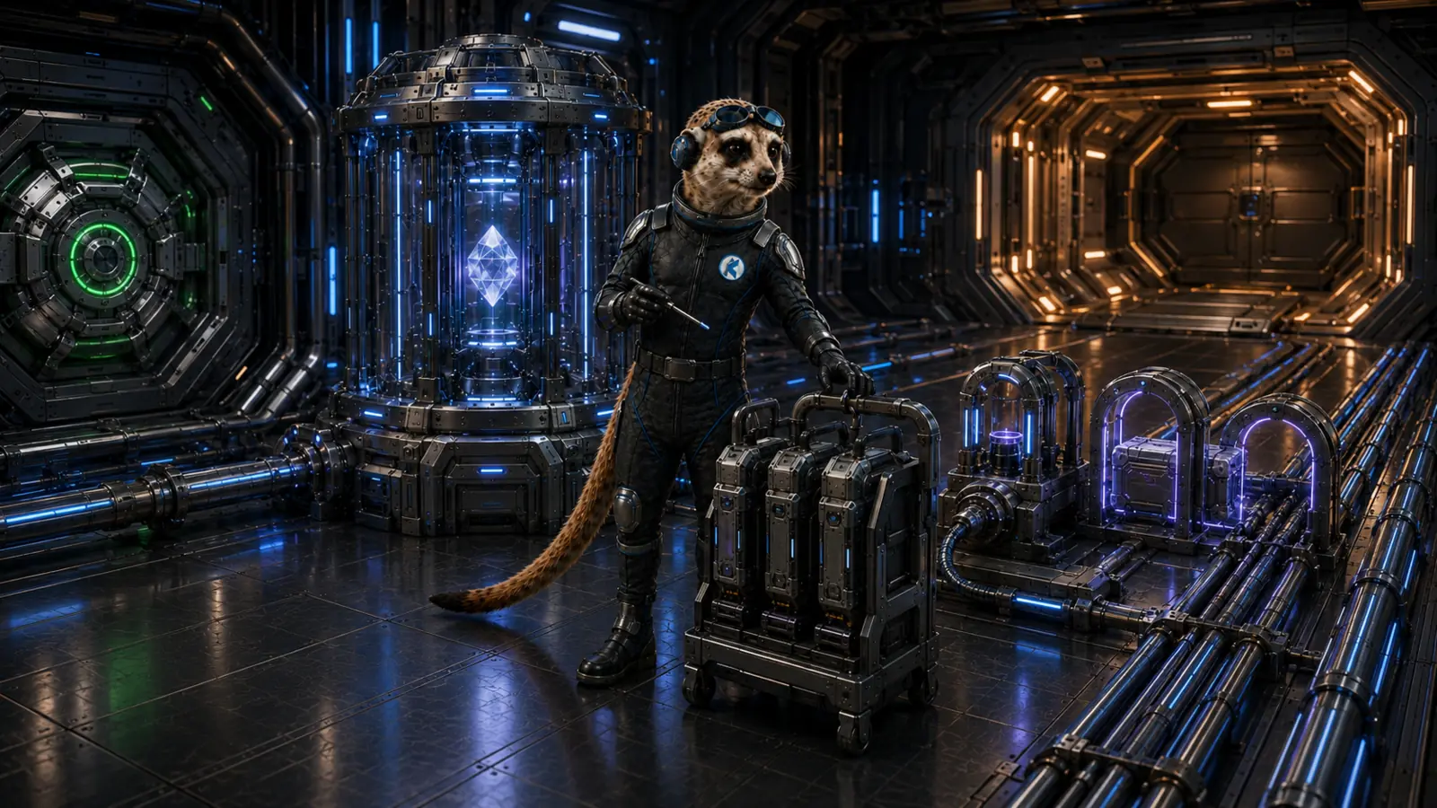 The meerkat preparing the platform core and supporting systems for the next qualification gate.